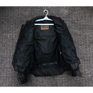 Daniel Smart Motorcycle Jacket Mens 2XL Black Full Zip Armoured Mesh Leather